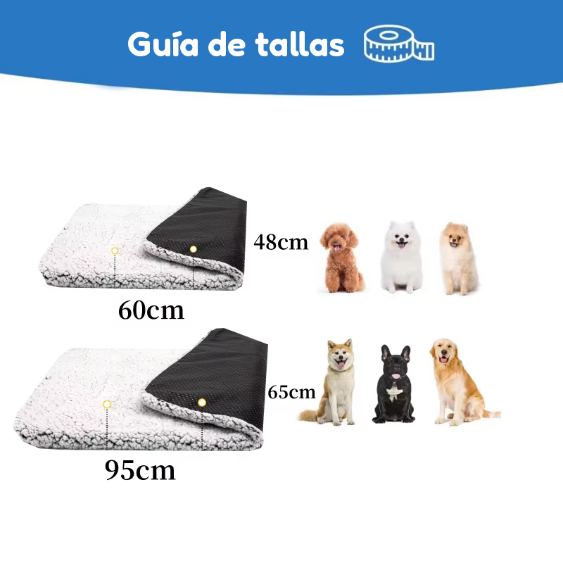 Manta Autocalentable para Perros y Gatos