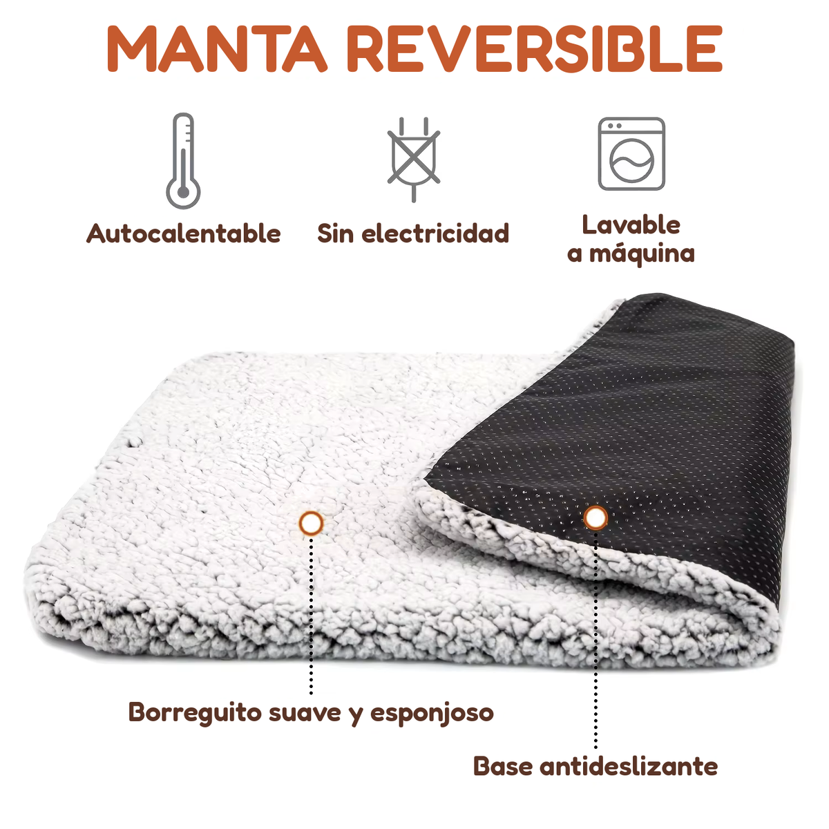 Manta Autocalentable para Perros y Gatos